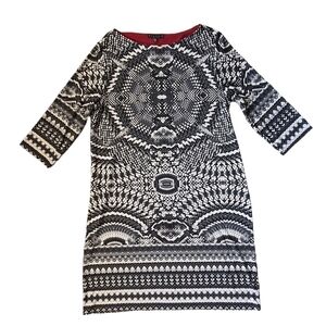 Tiana B. New York Long Sleeve Dress Round Neck, Stretch, Midi, Size XL